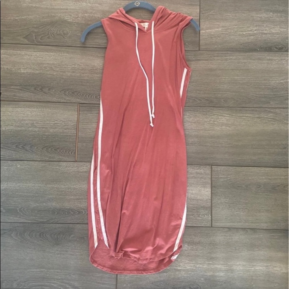 Hooded Sleeveless Dress